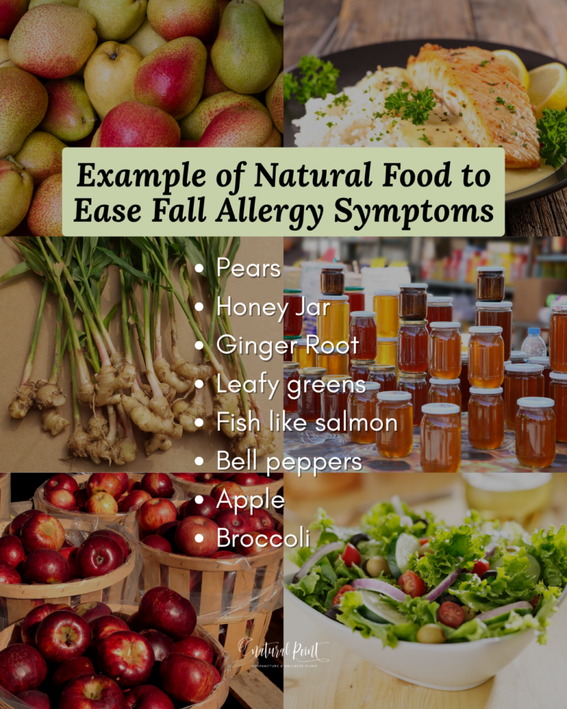 Foods that help reduce fall allergy symptoms naturally Houston TCM diet