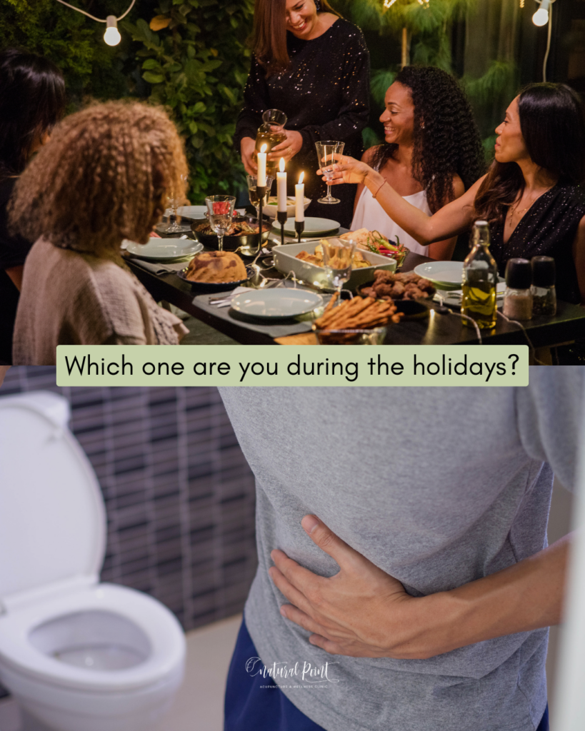 Houston acupuncture helps prevent holiday digestive issues and blood sugar crashes naturally